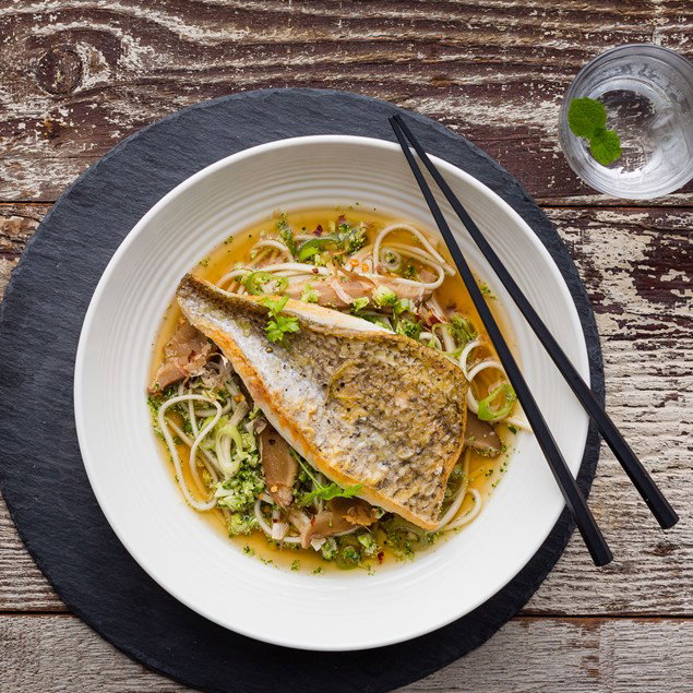 fish in dashi broth