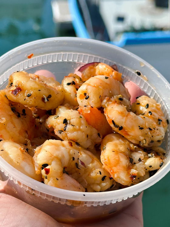 Sweet Chili Shrimp Poke