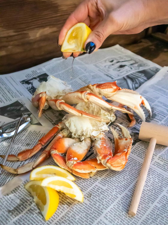 Cooked Dungeness Crab
