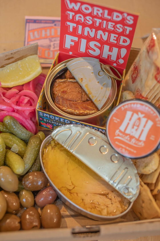 Tinned Fished Pickle Plate