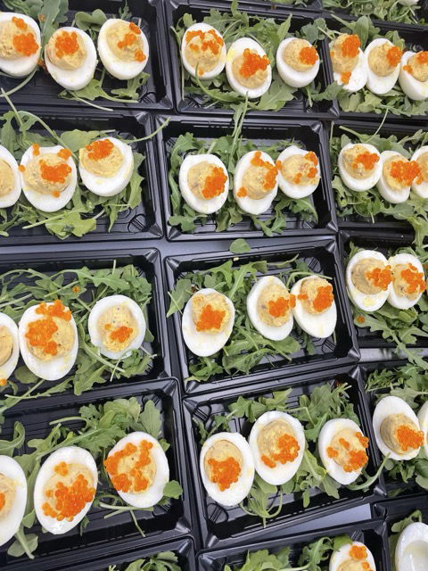 Smoked Salmon Deviled Eggs