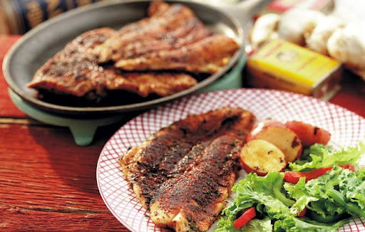Blackened Flounder
