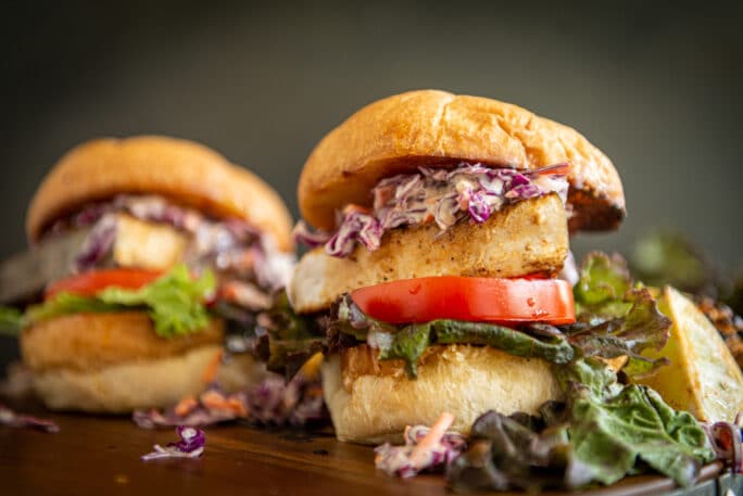 Blackened Swordfish Sandwich