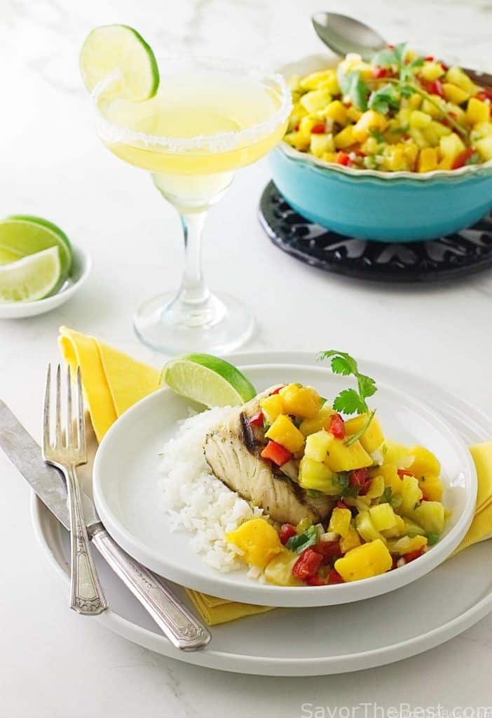 Grilled Mahi-Mahi with Mango Salsa
