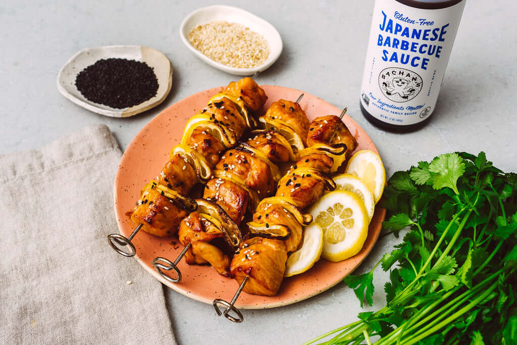 Bachan's Air Fryer Salmon Skewers