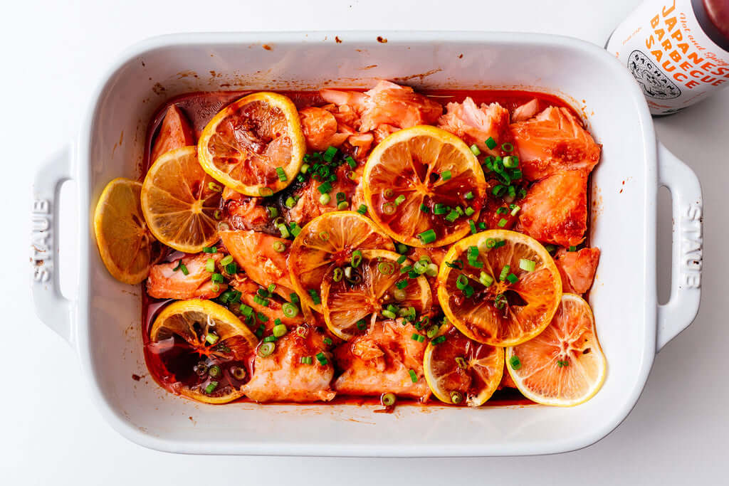 Bachan's Hot & Spicy Slow Baked Salmon