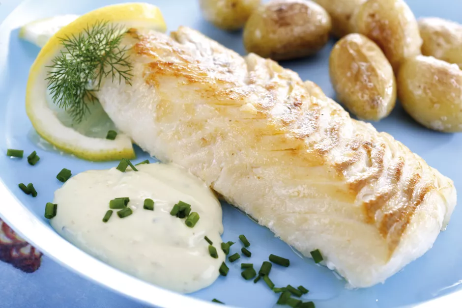 Baked Bonito with Herbs & Potatoes