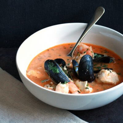 Brazilian Fish, Shrimp & Mussel Stew
